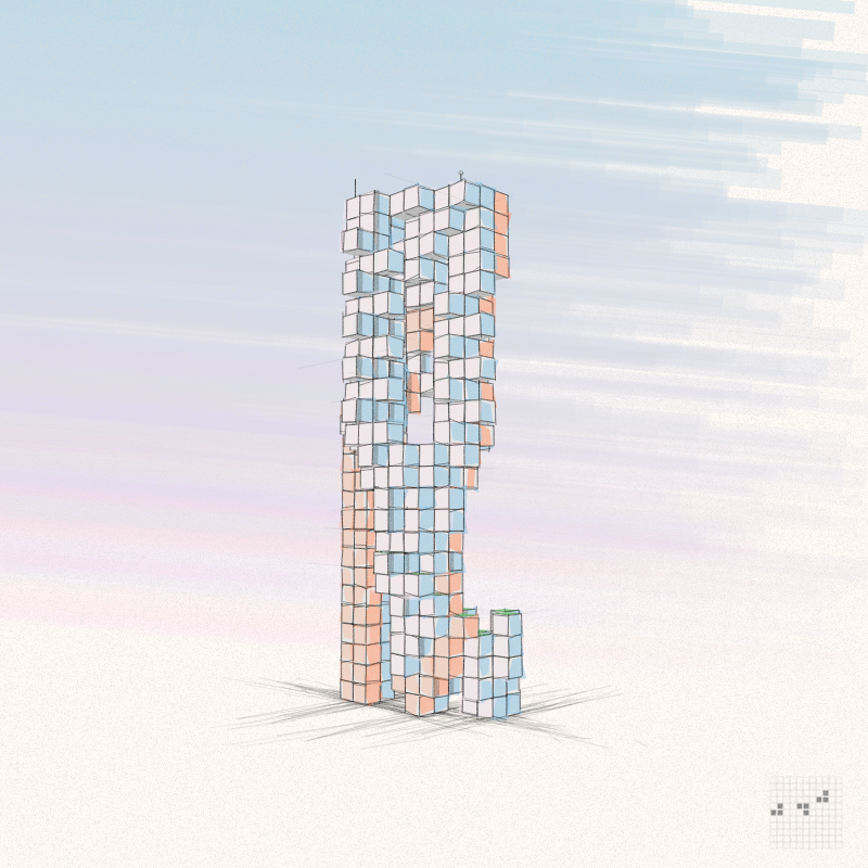 Cellular Skyscrapers #21 static token preview