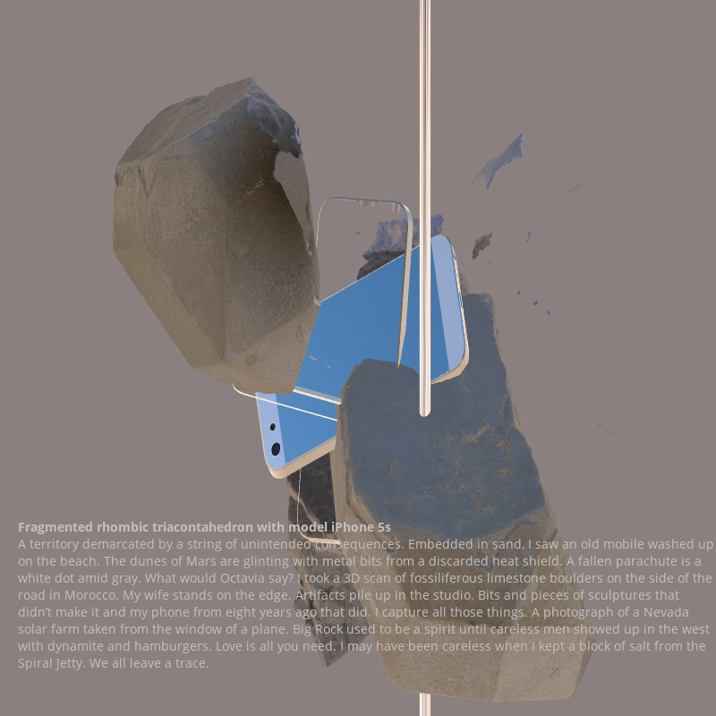 Fragmented triacontahedron with iPhone 5s #3 static token preview