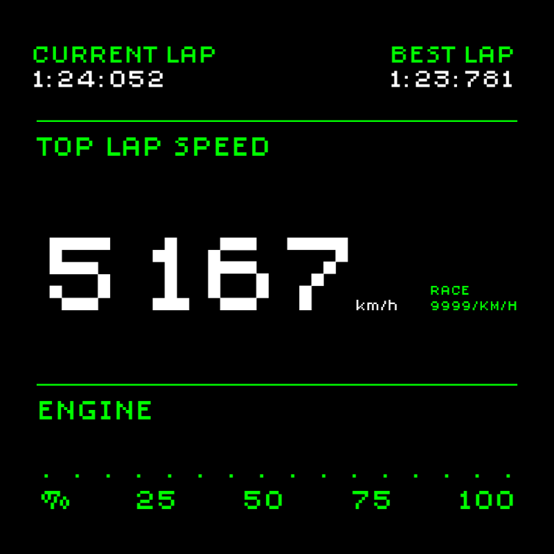 F-1RacingTez #505 static token preview