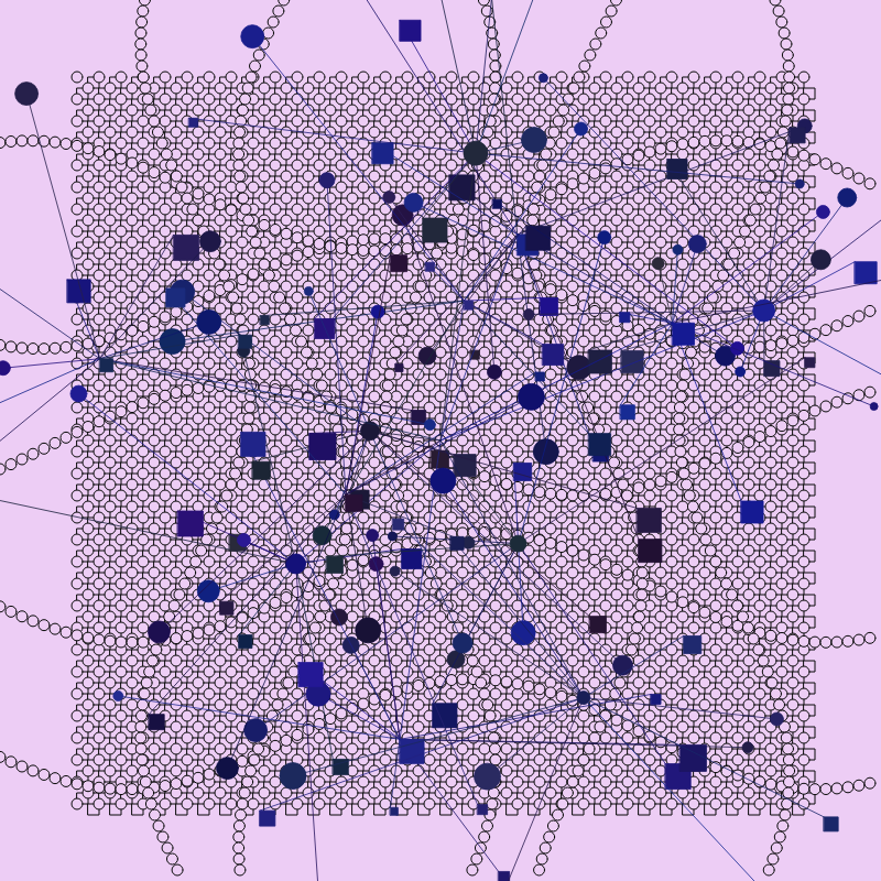 abstract with circles and squares #1 static token preview