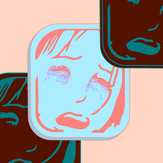 Card in the box "Crying girl" #2 static token preview
