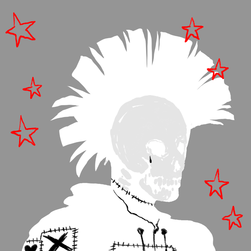 The Unseen Punks #1 static token preview