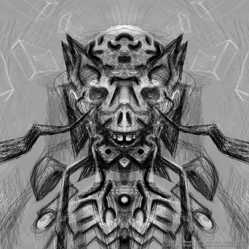 One Tezo Drawings_182+ #23 static token preview