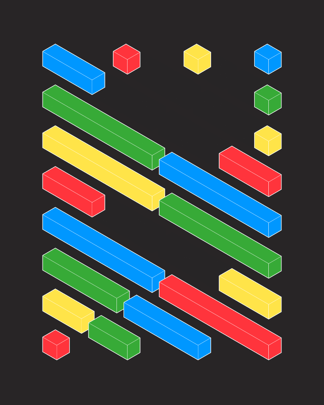 Blocky-Neon #21 static token preview