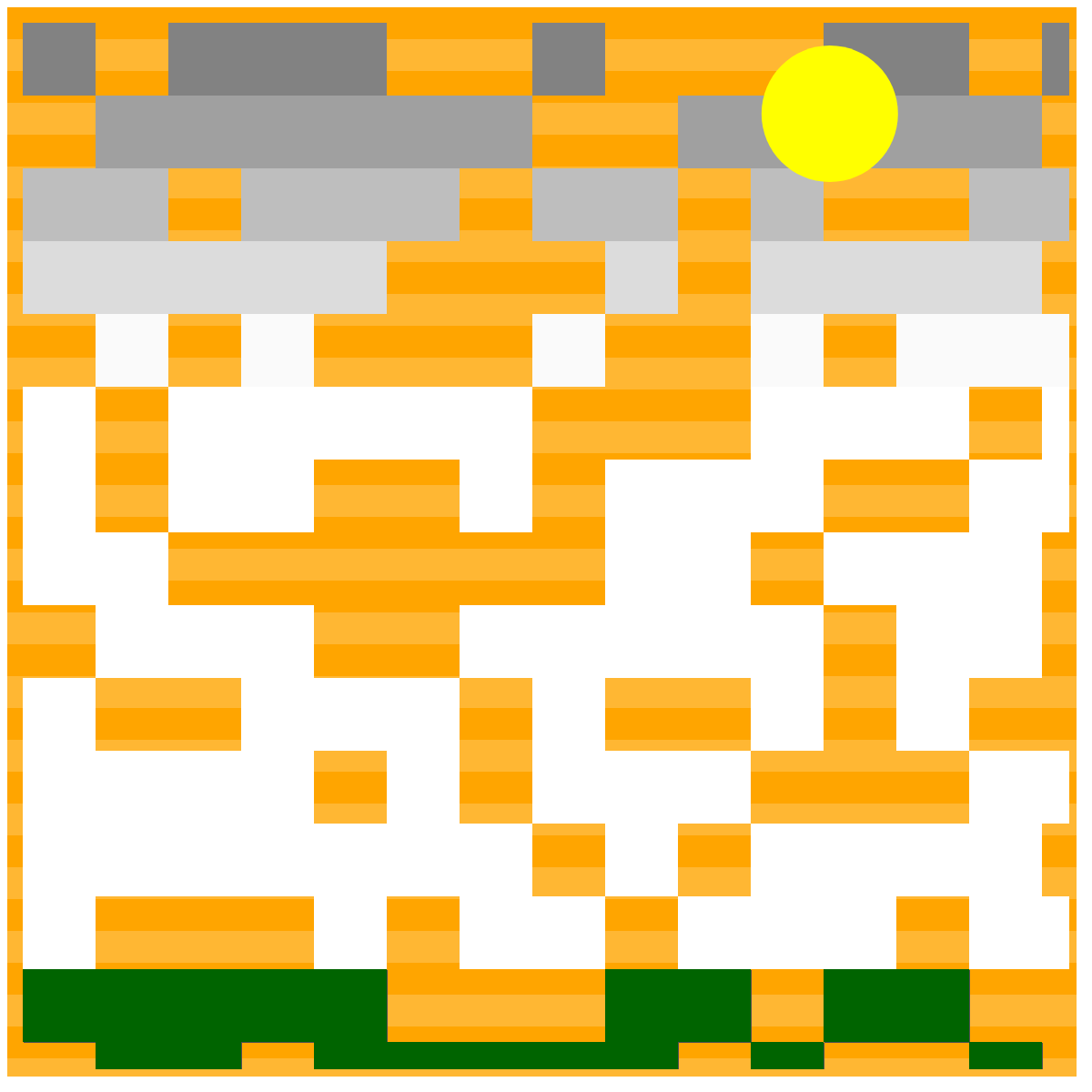 Square Clouds #2 static token preview