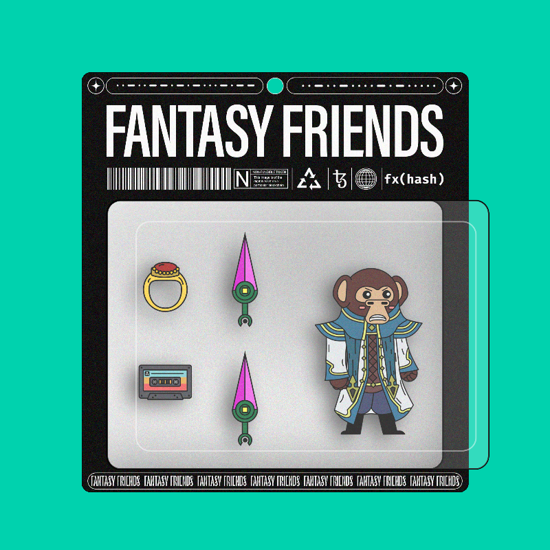 Fantasy Friends #3 static token preview