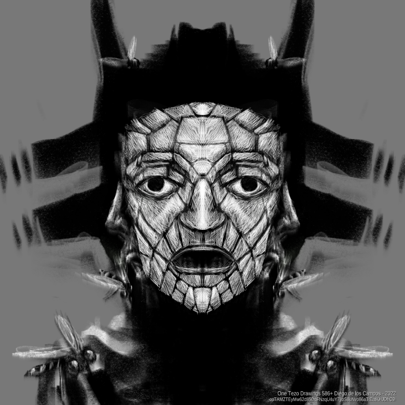 One Tezo Drawings_586+ #10 static token preview