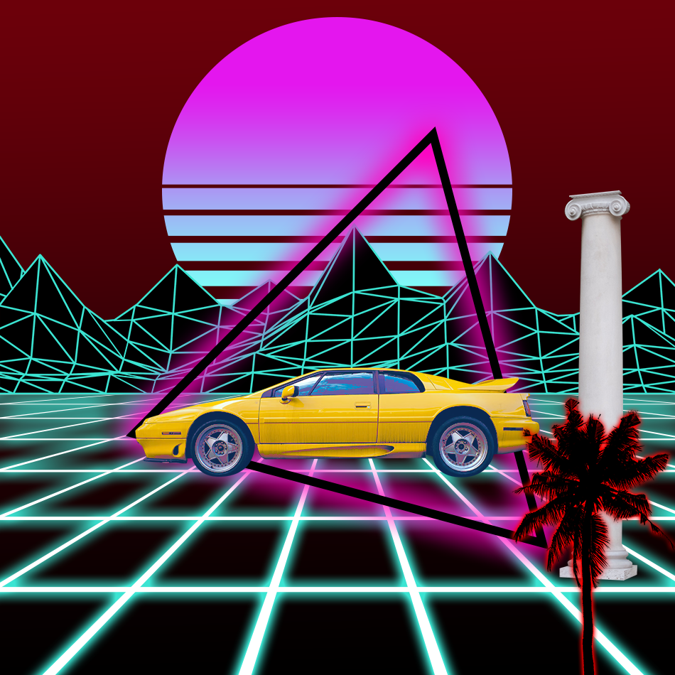 S Y N T H W A V E Nightlife Generator #9 static token preview