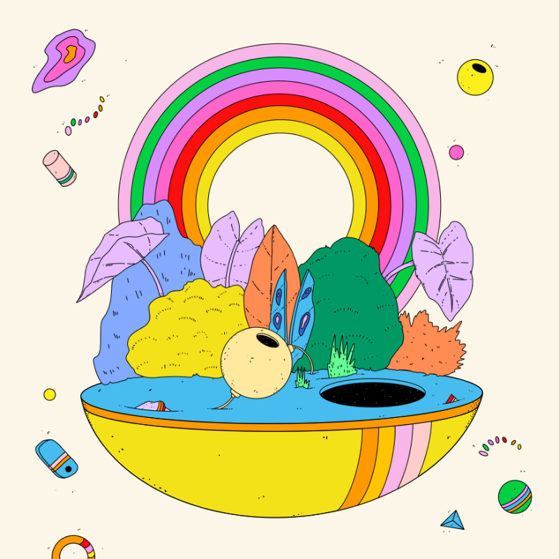 🌈🌴🪐 #21 static token preview