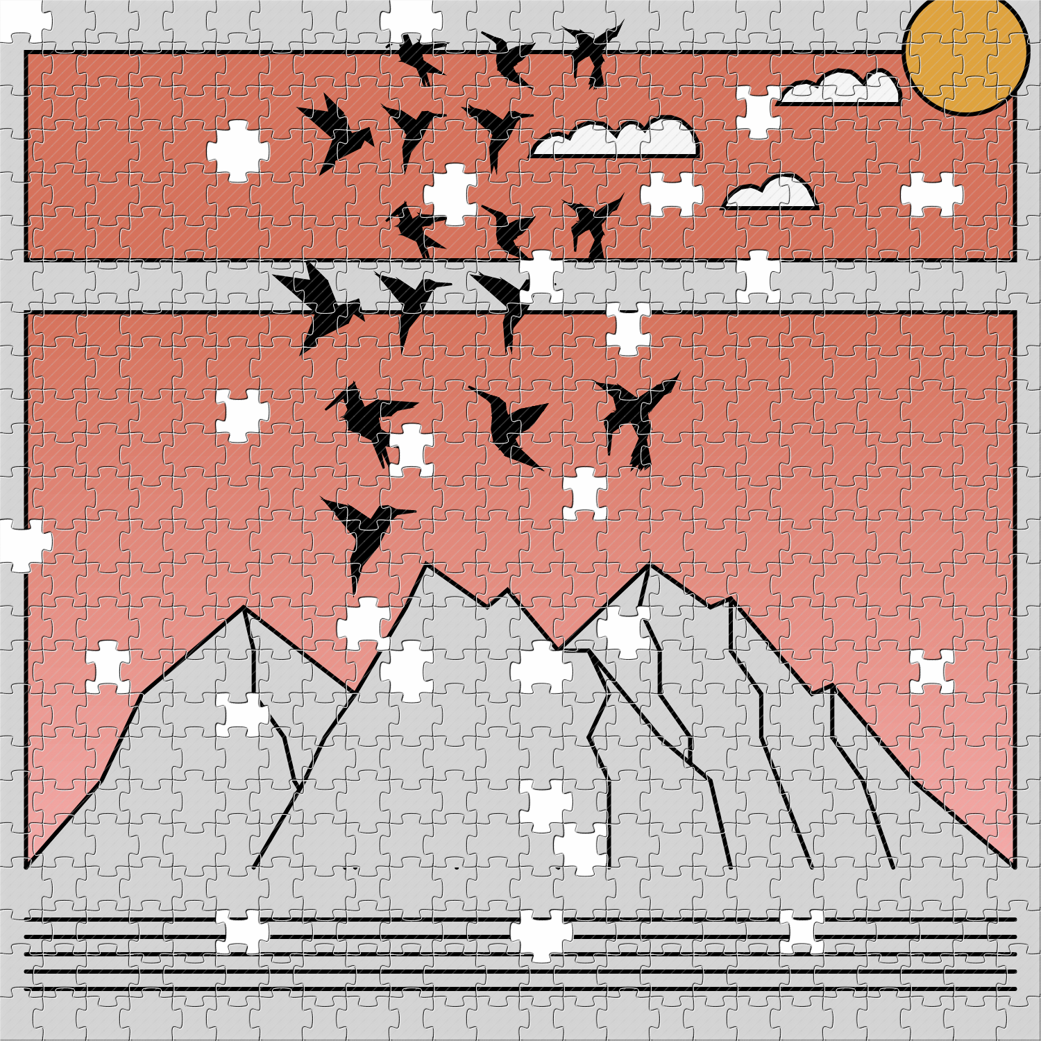 Puzzles & Birds #17 static token preview