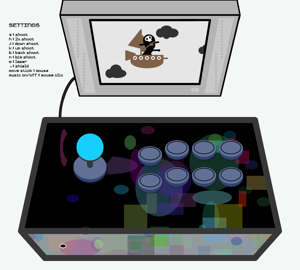 Arcade stick #5 static token preview