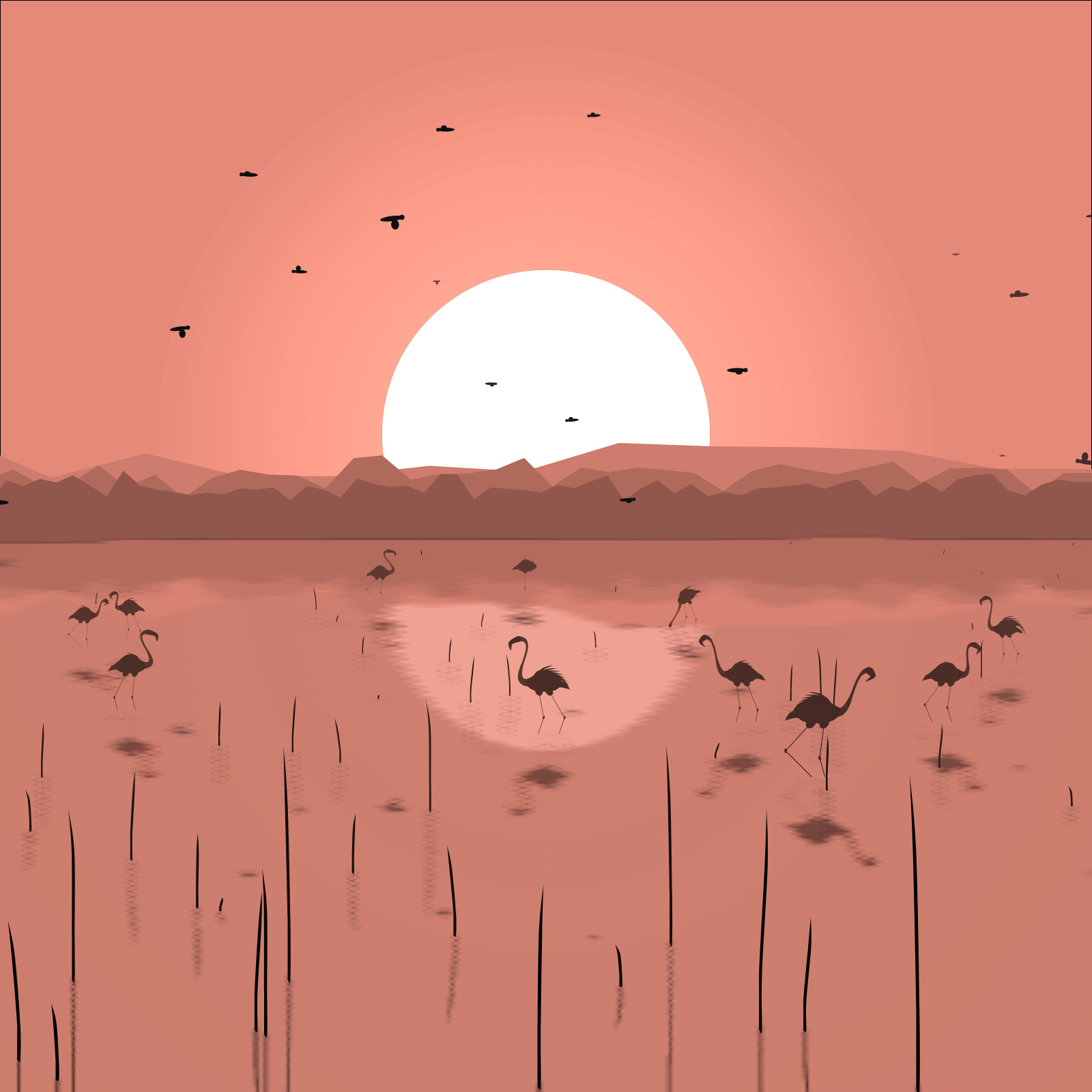Flamingo Delta #4 static token preview