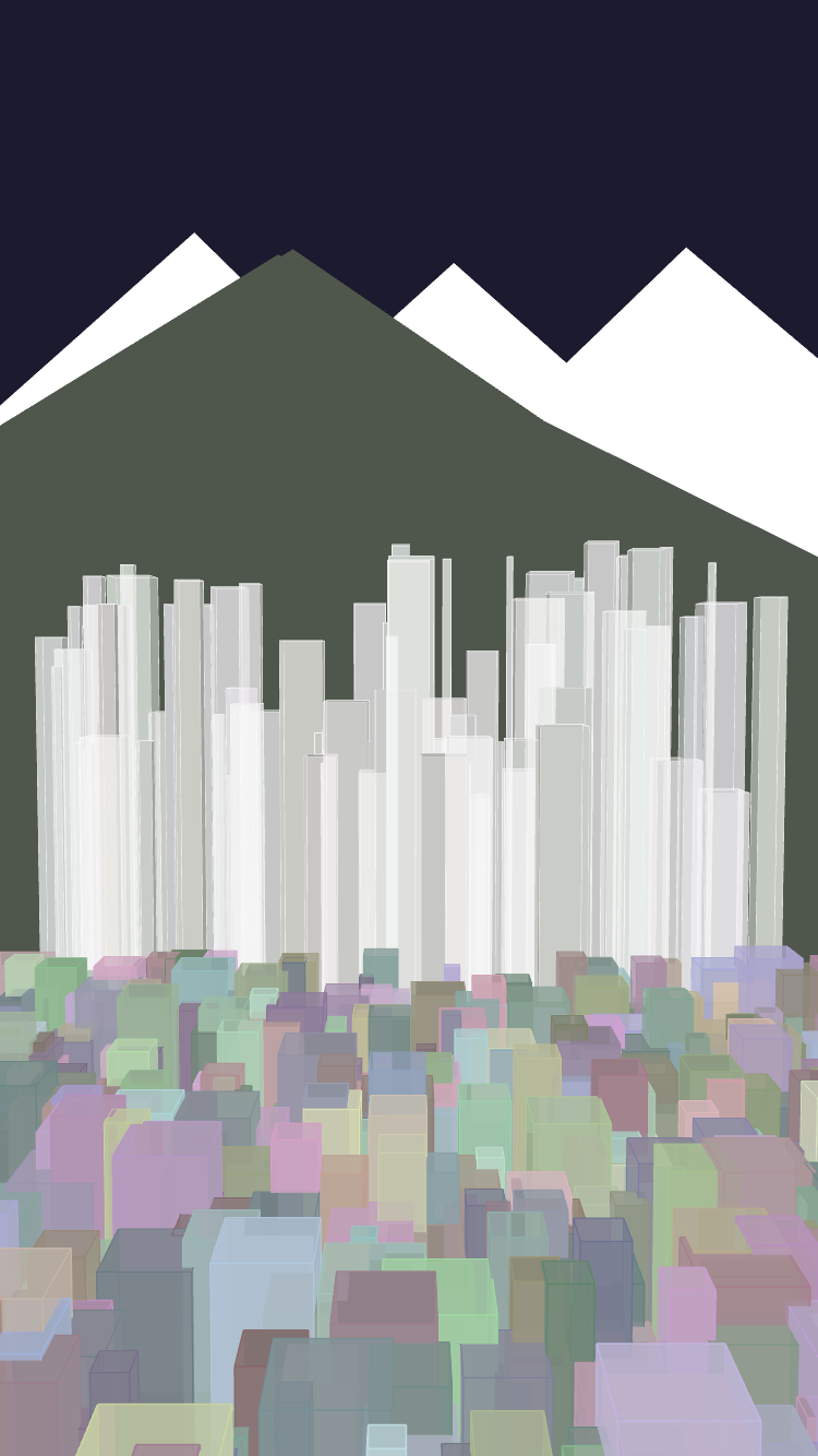 Los Angeles Winter Skyline #11 static token preview