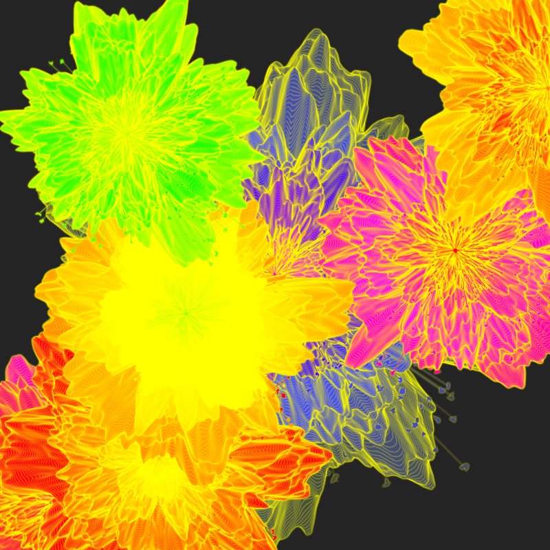 Bouquet of digital flowers #7 static token preview