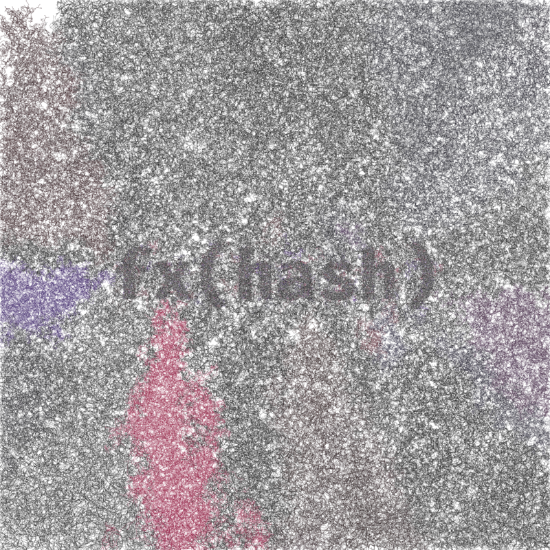 FXHASH Generative Logo #1 static token preview