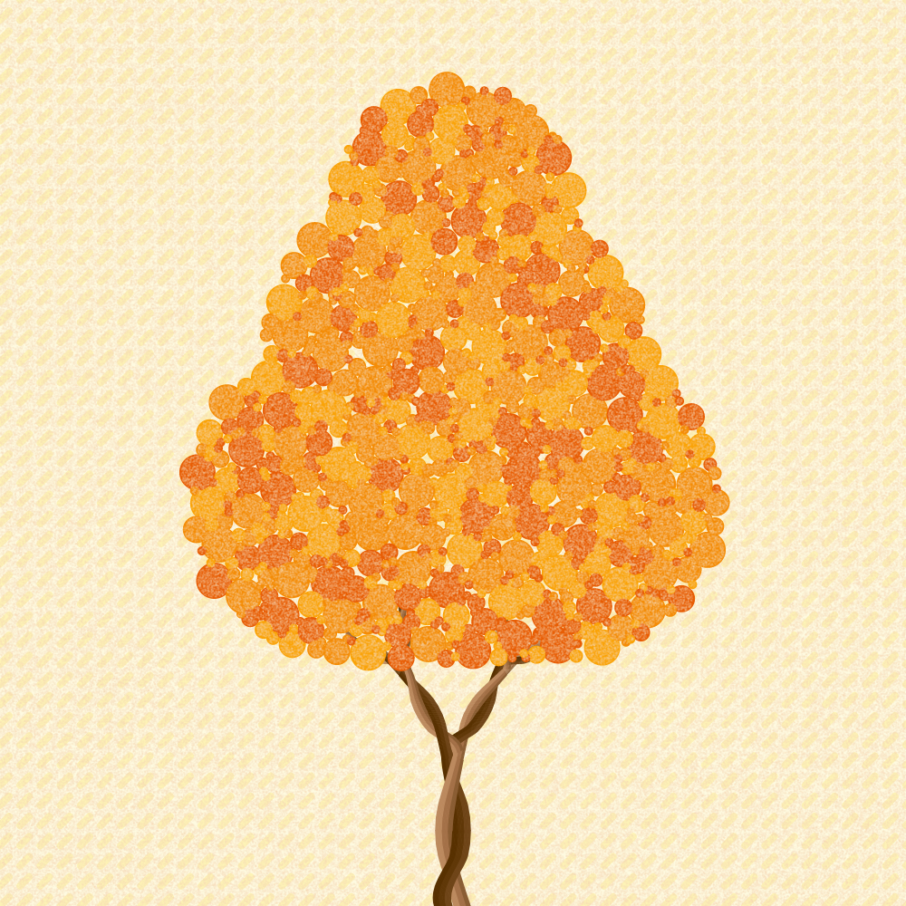 AUTUMN TREE #20 static token preview