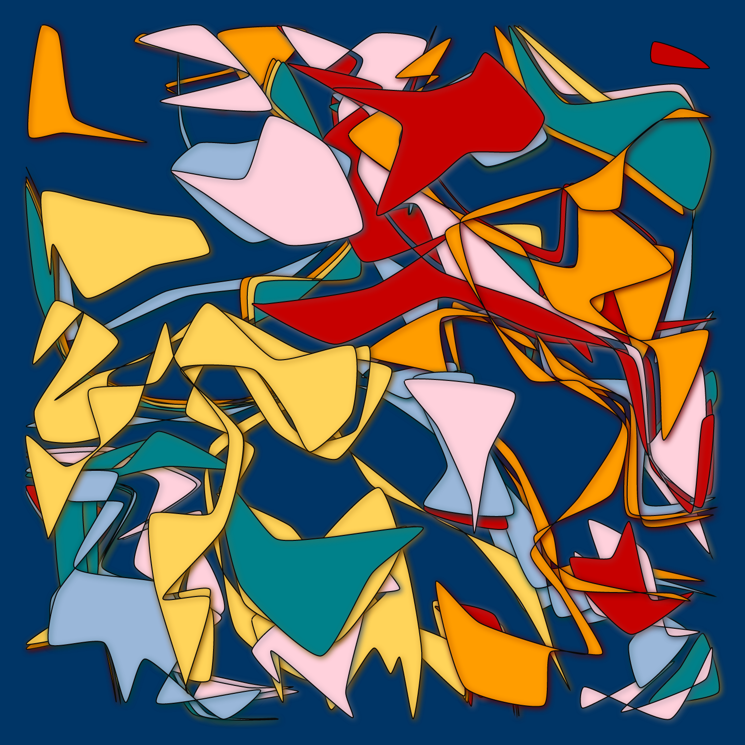 Geometric colorful shapes 2 (Free edition) #21 static token preview