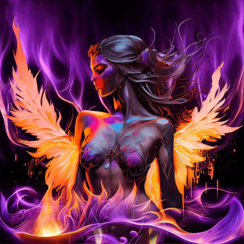 Purple Hestia #6 static token preview