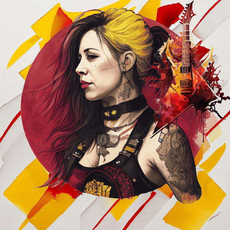 Hard Rock Girl 2 #2 static token preview