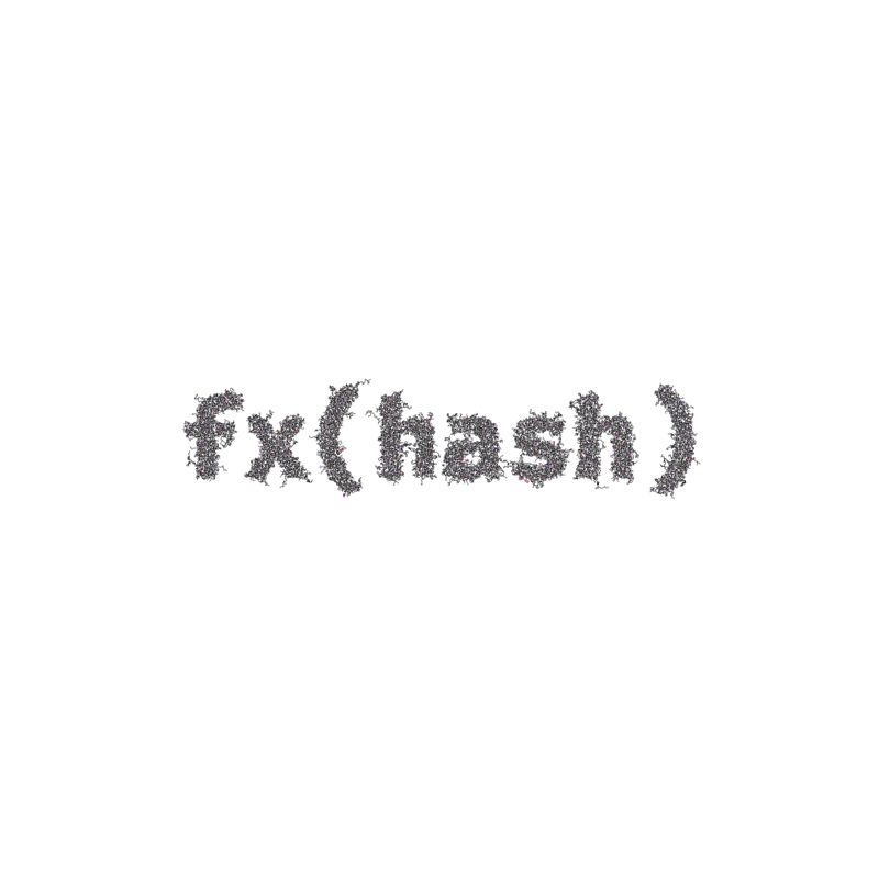 FXHASH Logo with Features #413 static token preview