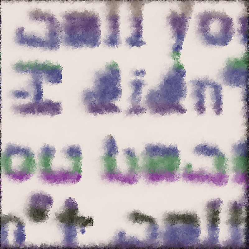 THE WORD AFTER US: An AI poetry unreading #71 static token preview