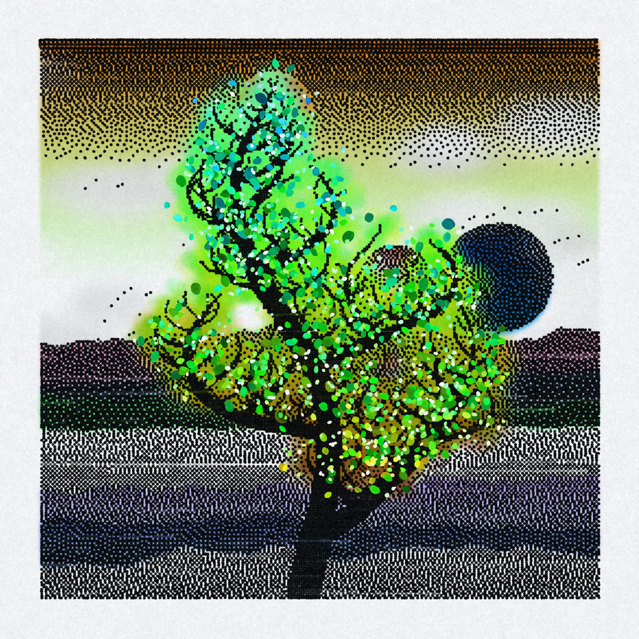 Dithered Branches #1 static token preview