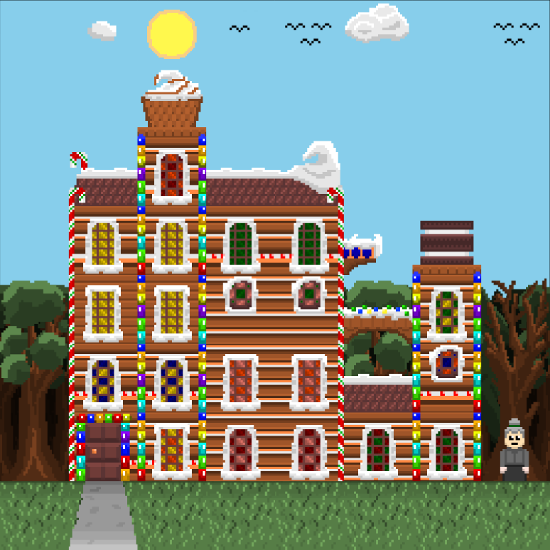 2D Mansion Candy House #16 static token preview