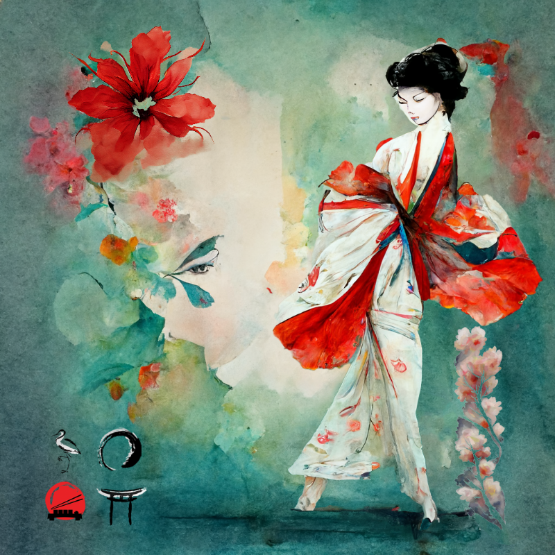 The dancing geisha #10 static token preview