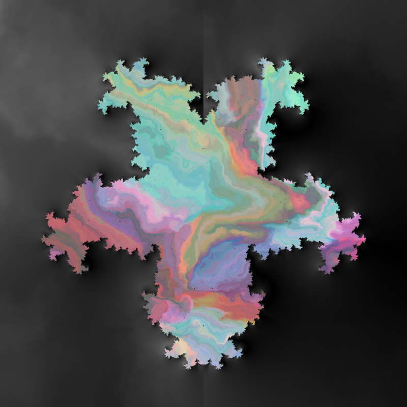 Watercolor on Perpendicular Julia #9 static token preview