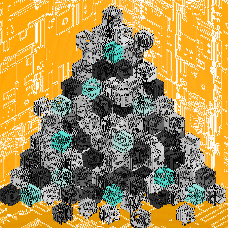 Chaotic Cube #27 static token preview