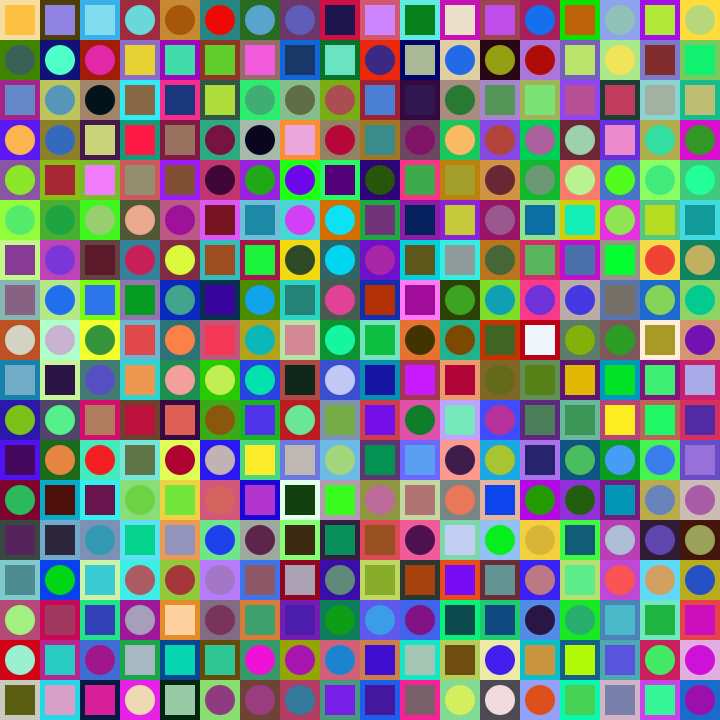 Square Dot Composition #19 static token preview