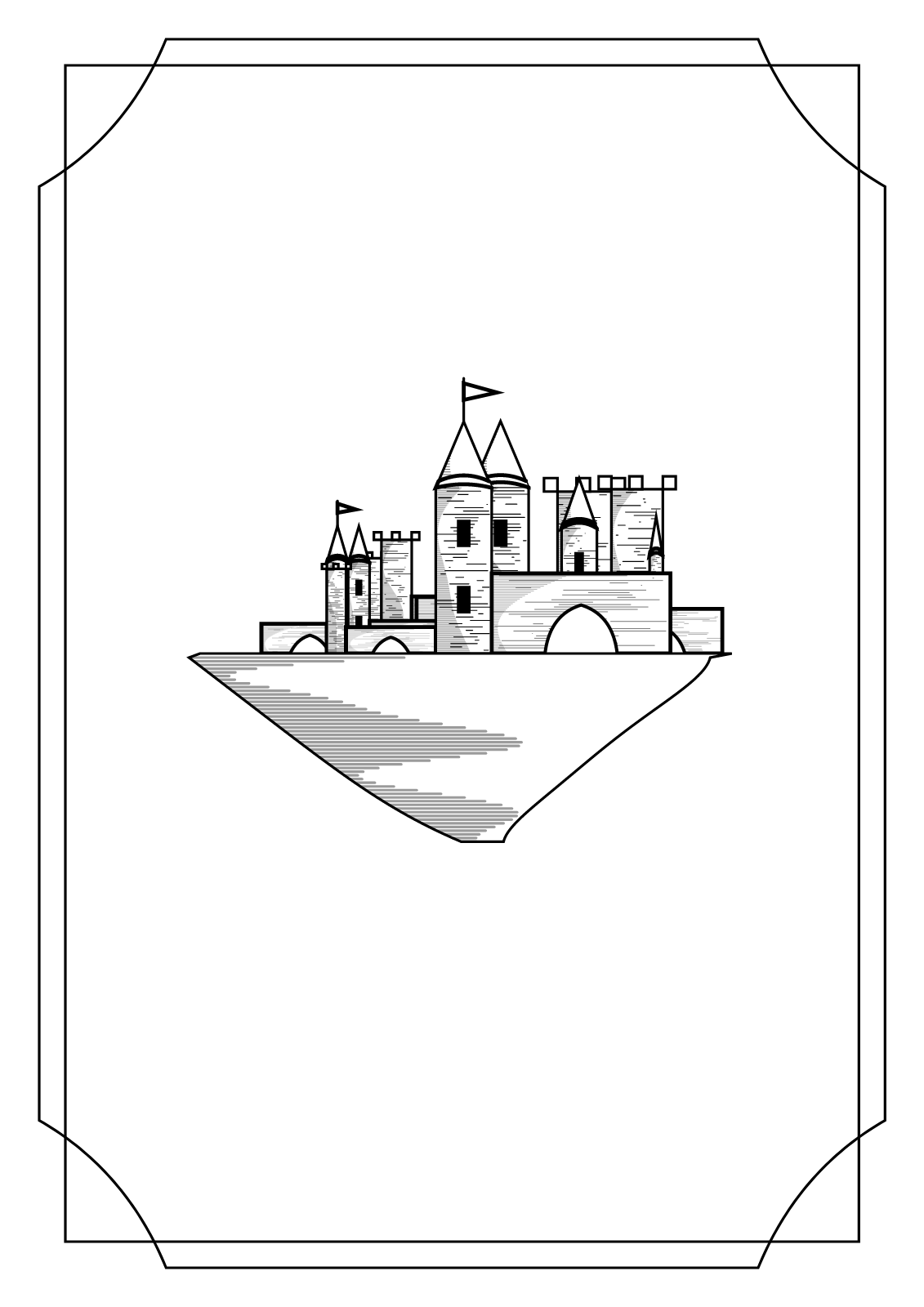 Minimalist Castle #12 static token preview