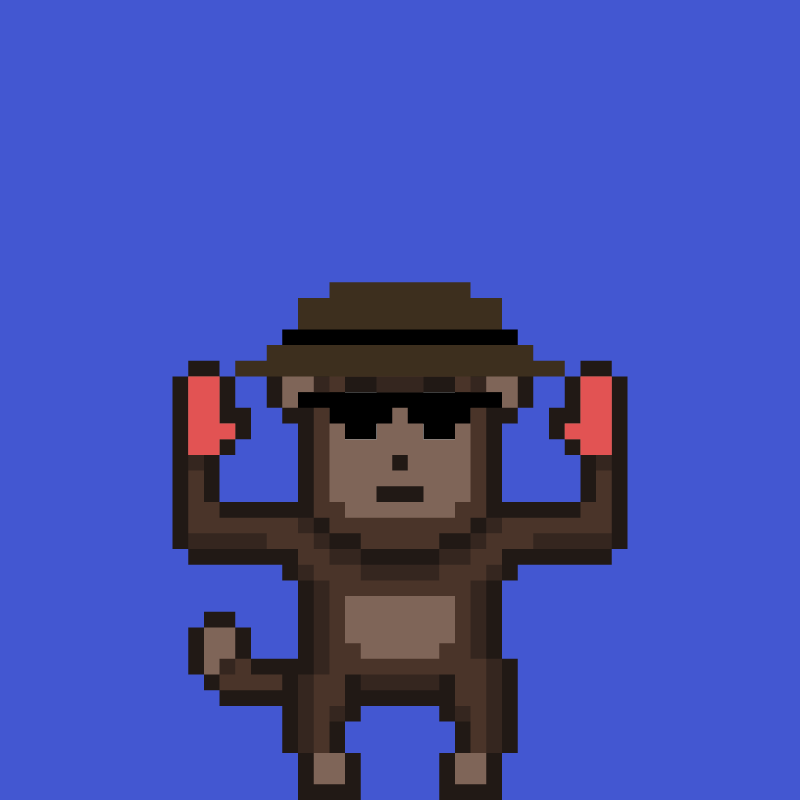 fxMonkeys #7 static token preview