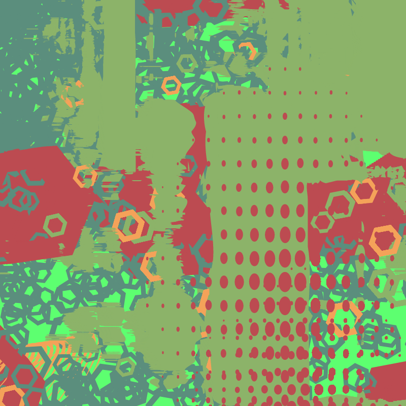 Abstract Paint Alive #3 static token preview