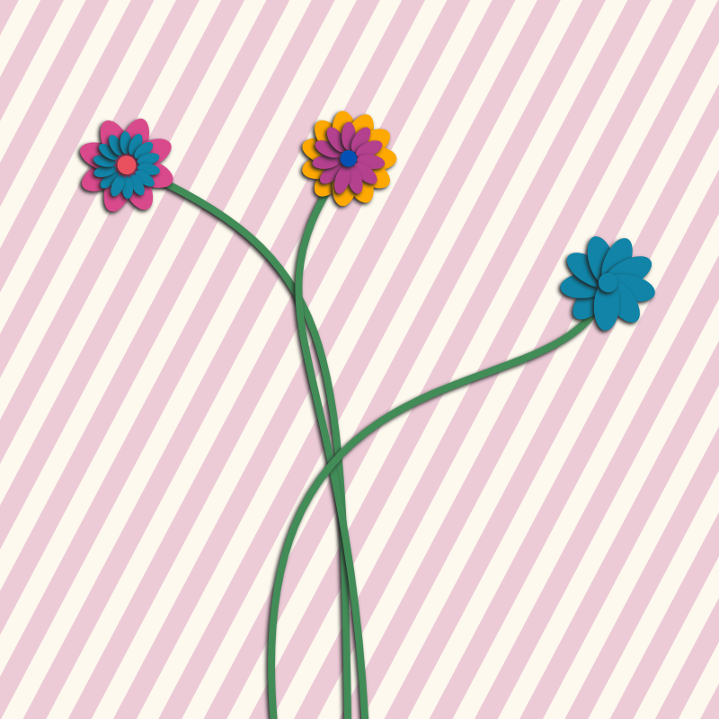 paper flowers #2 static token preview