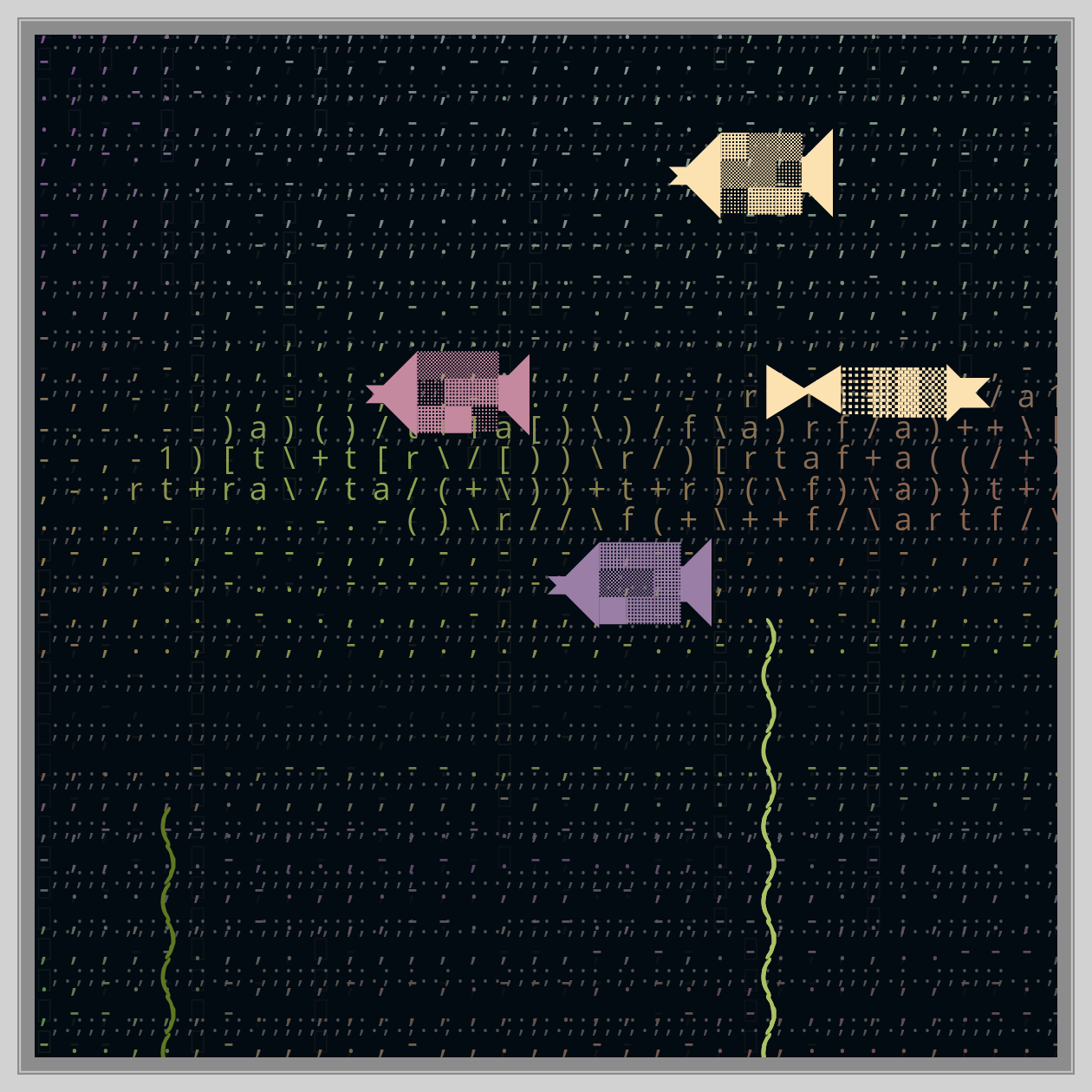 Ascii Quarium #18 static token preview