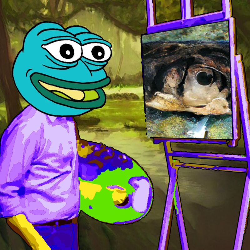 Pepe Ross goes AI #7 static token preview