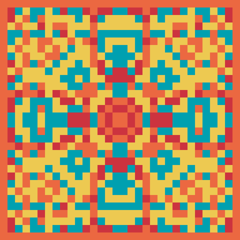 Pixel Mandala #8 static token preview