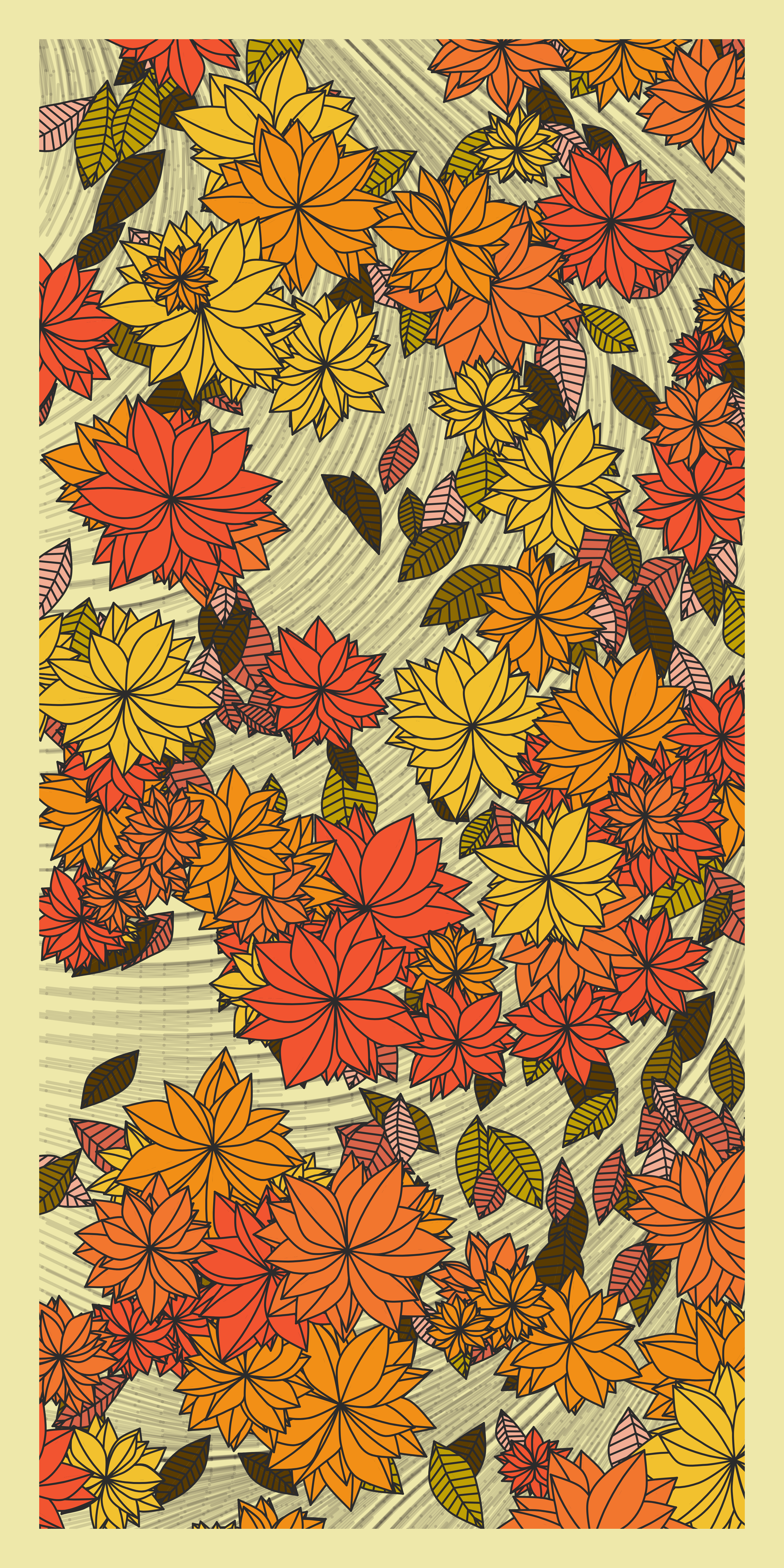 Fleurs dans le vent #11 static token preview