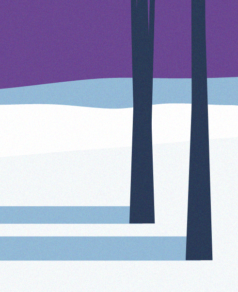 Minimal Snow Landscape #99 static token preview