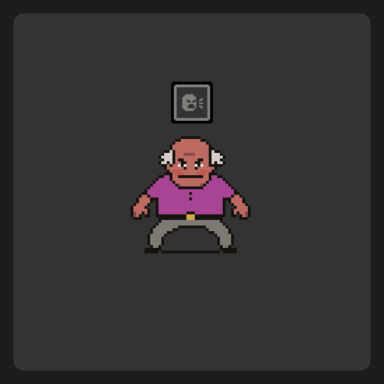 Tiny Boomer #8 static token preview