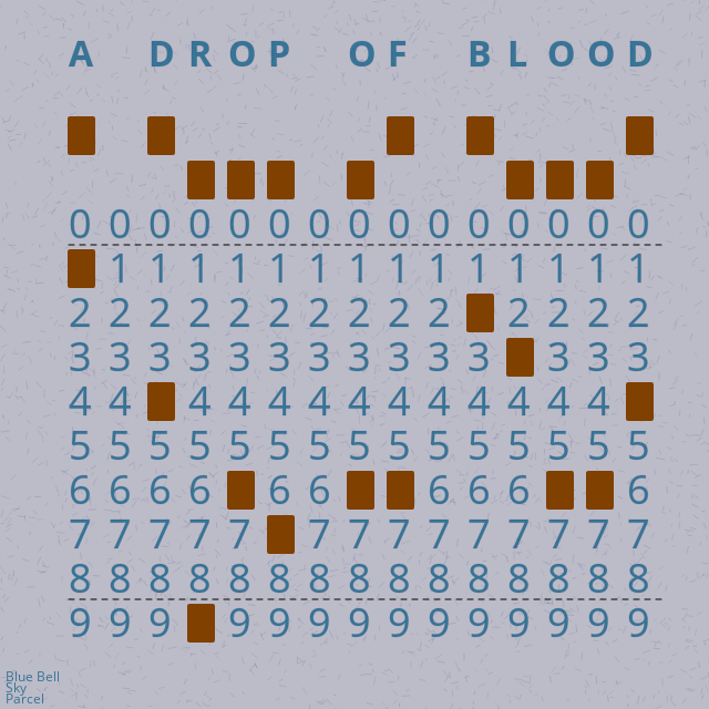 Punched Card Poetry #11 static token preview