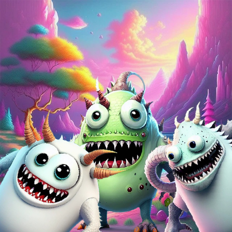 Candy Monsters #2 static token preview