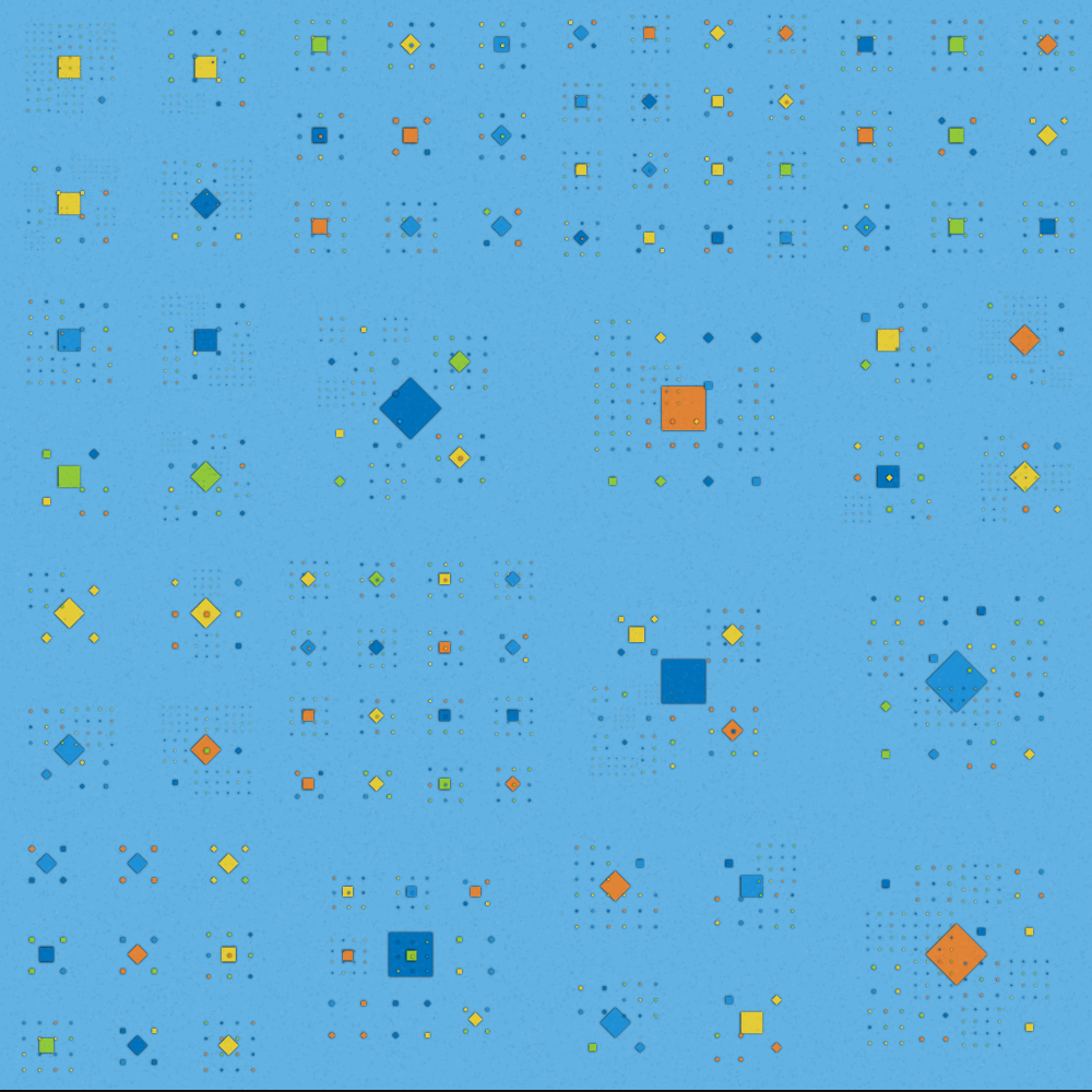 Square pattern v2 #19 static token preview