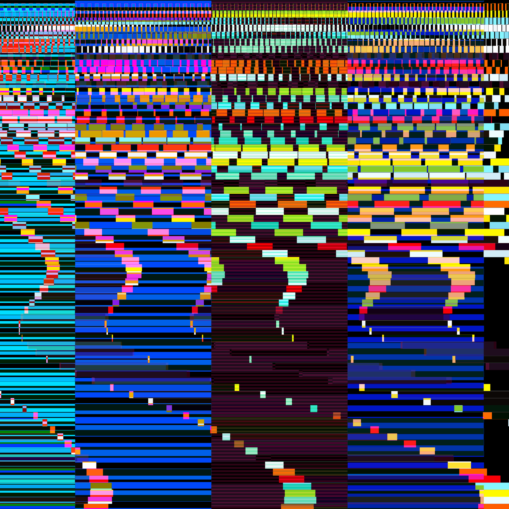 Glitchometry Stripes #8 static token preview