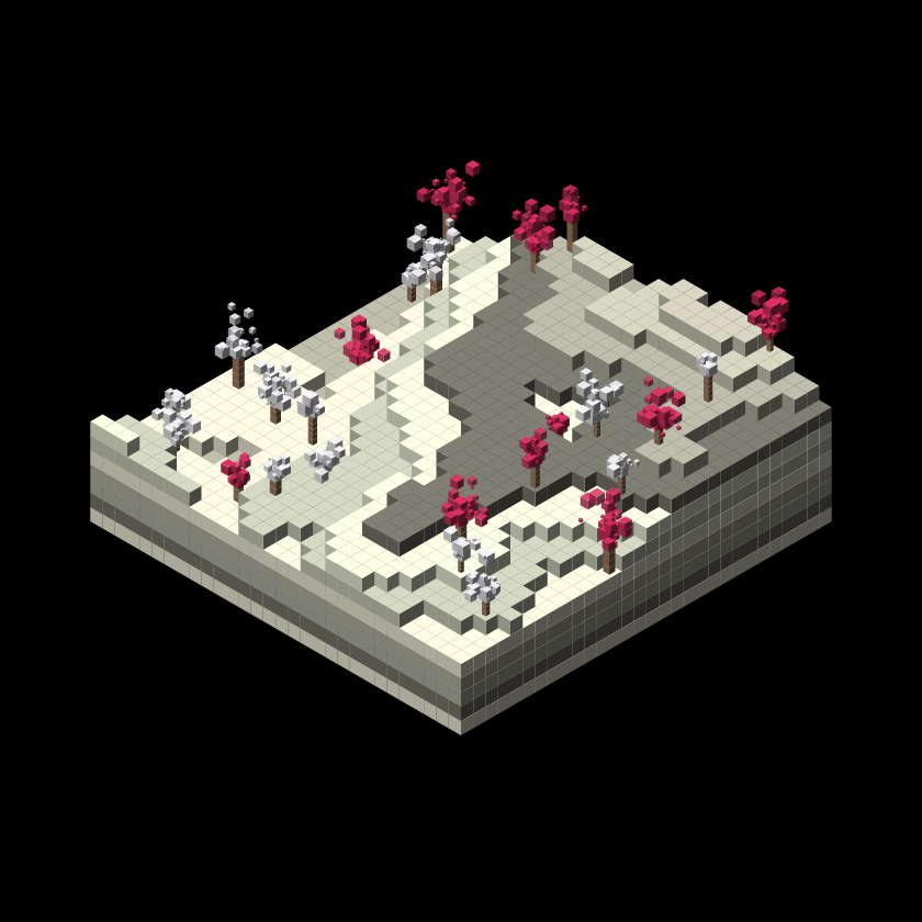 Pixel Topography #9 static token preview
