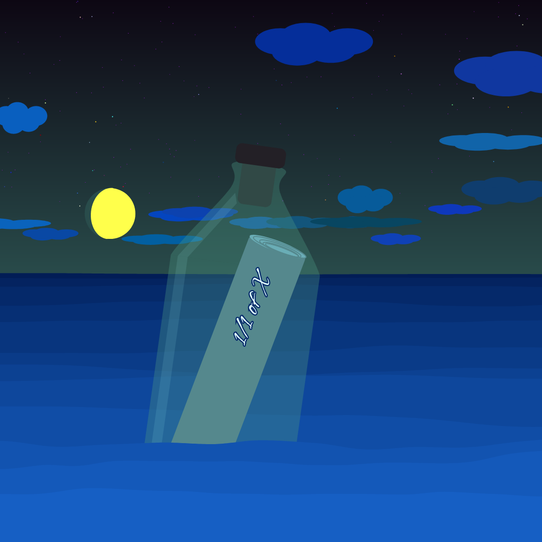 message in the bottle #5 static token preview