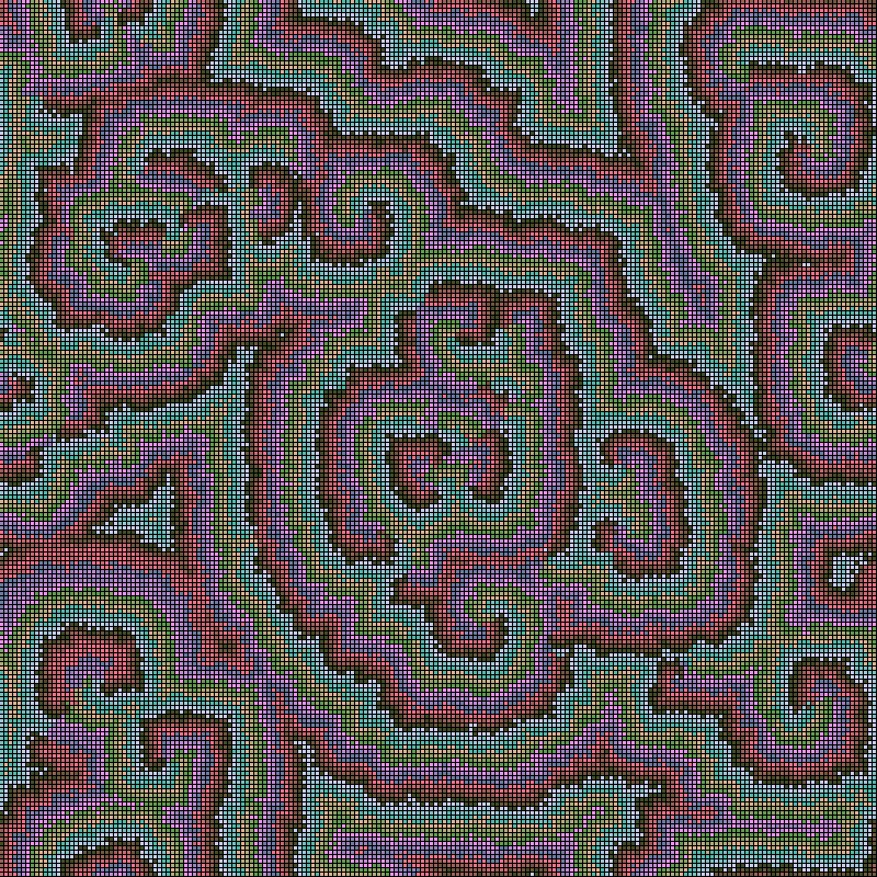 Reaction Diffusion Cellular Automata #6 static token preview