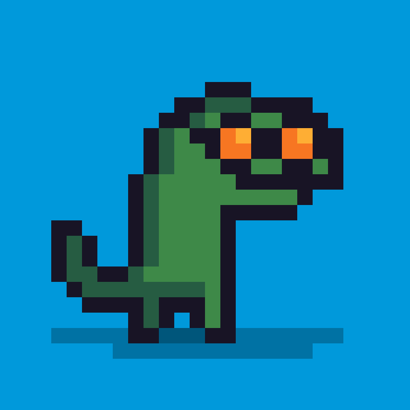 Pixel Dinos #22 static token preview