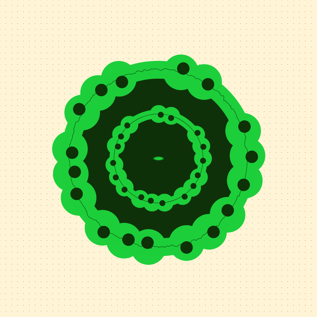 Circles on a dotted Grid #2 static token preview